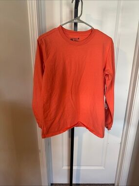 Carhartt Bright Orange Long Sleeve Crew Tee